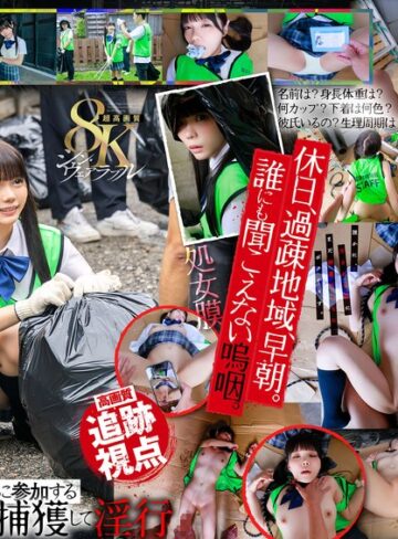 【抜けるAV】【VR】【8K】【高画質 追跡視点】休日に地域のゴミ拾いに参加する心が綺麗な少女を捕獲して淫行｜13dsvr01681
